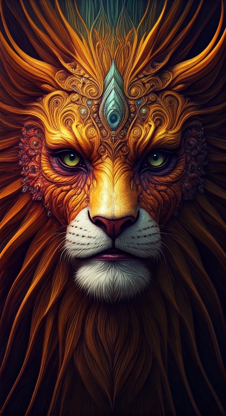 Vibrant Mythical Creatures in Hyperrealistic Detail