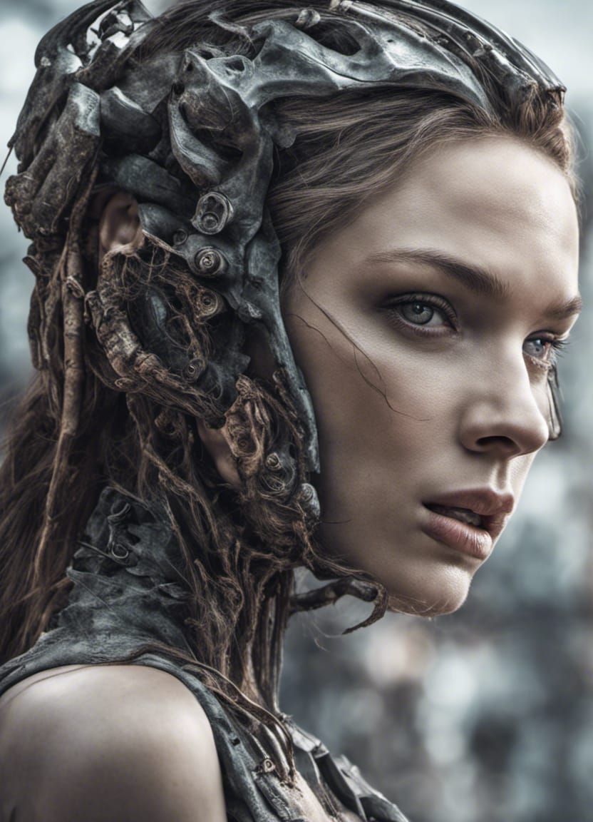 Hyperrealistic Mutant Beauty in High Definition