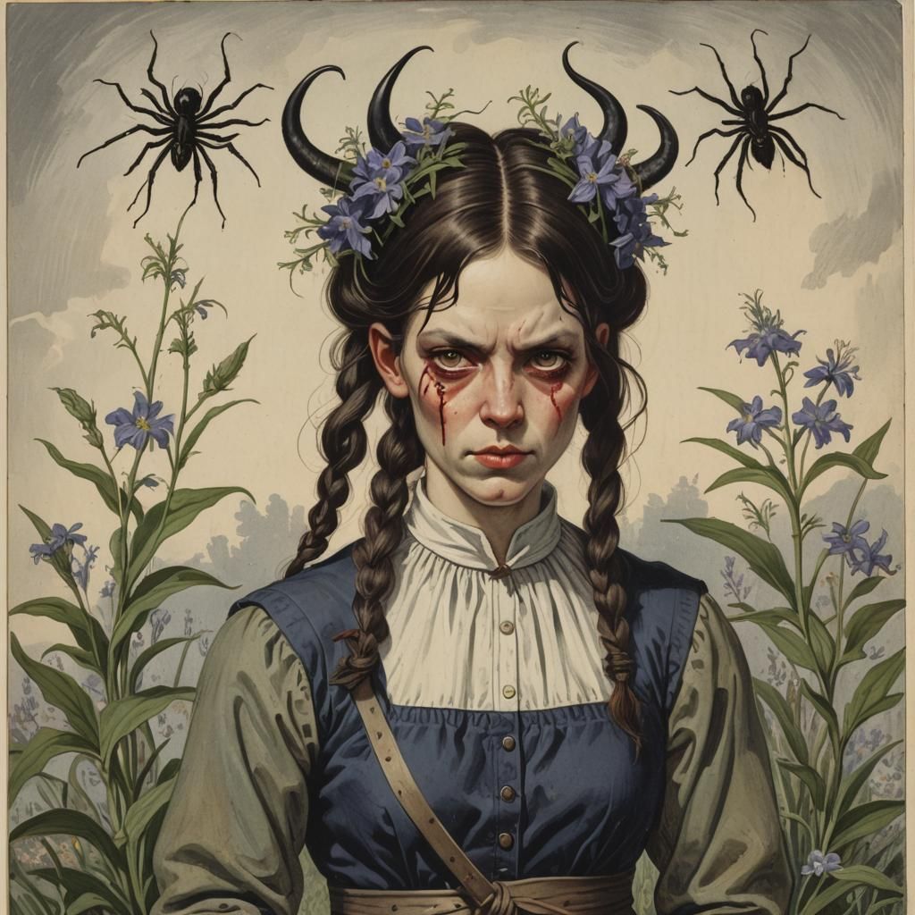 I met Satan in Scandinavia, and she had pigtails