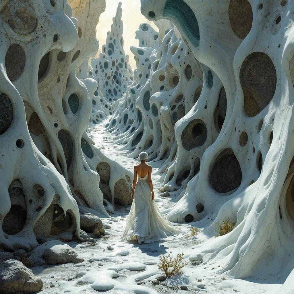 Ethereal Precision with Organic Luminosity: Giger and O'Keef...