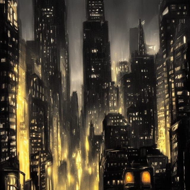 Gotham City Noir: A Dark Fantasy Masterpiece