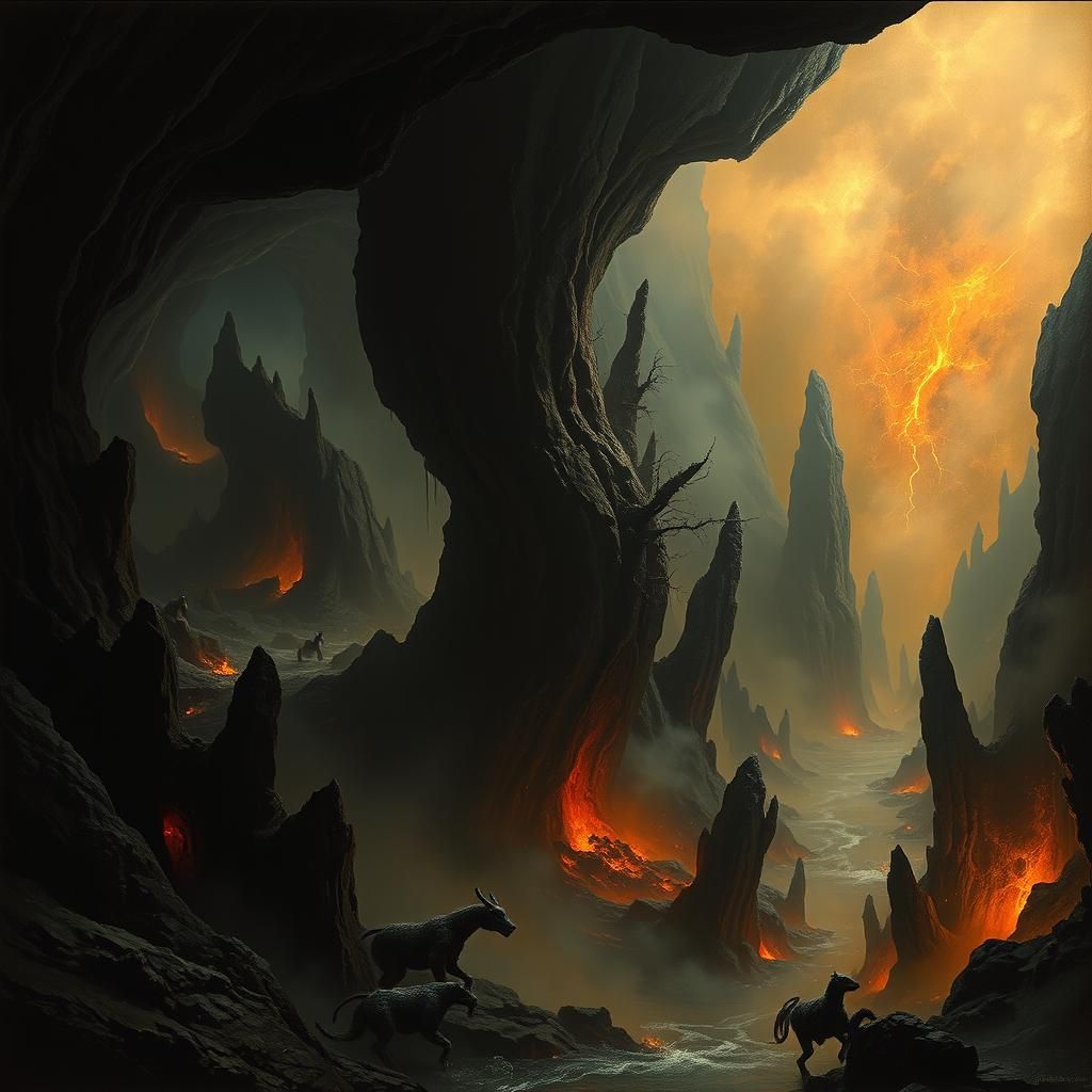 Tartarus: A Gothic Underworld Prison of Tortured Souls