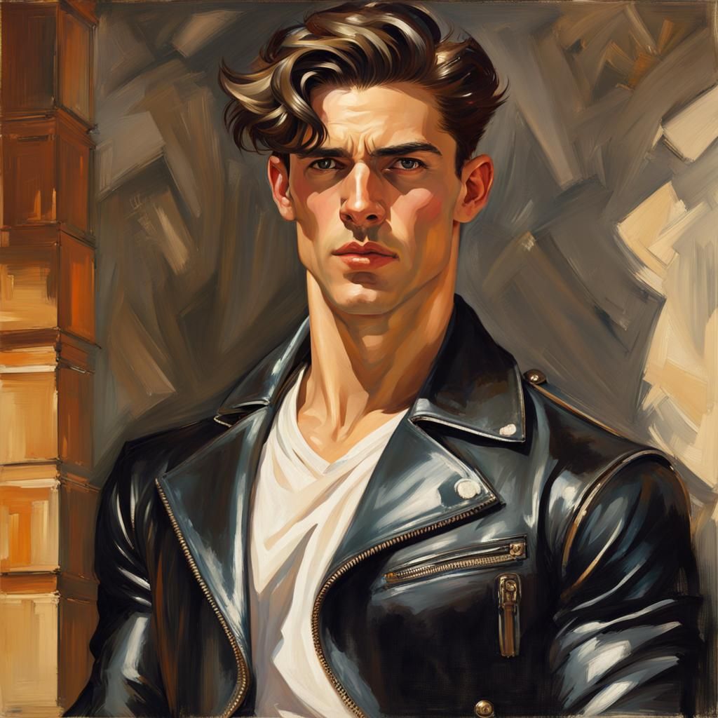 Young  handsome, muscular, masculine man