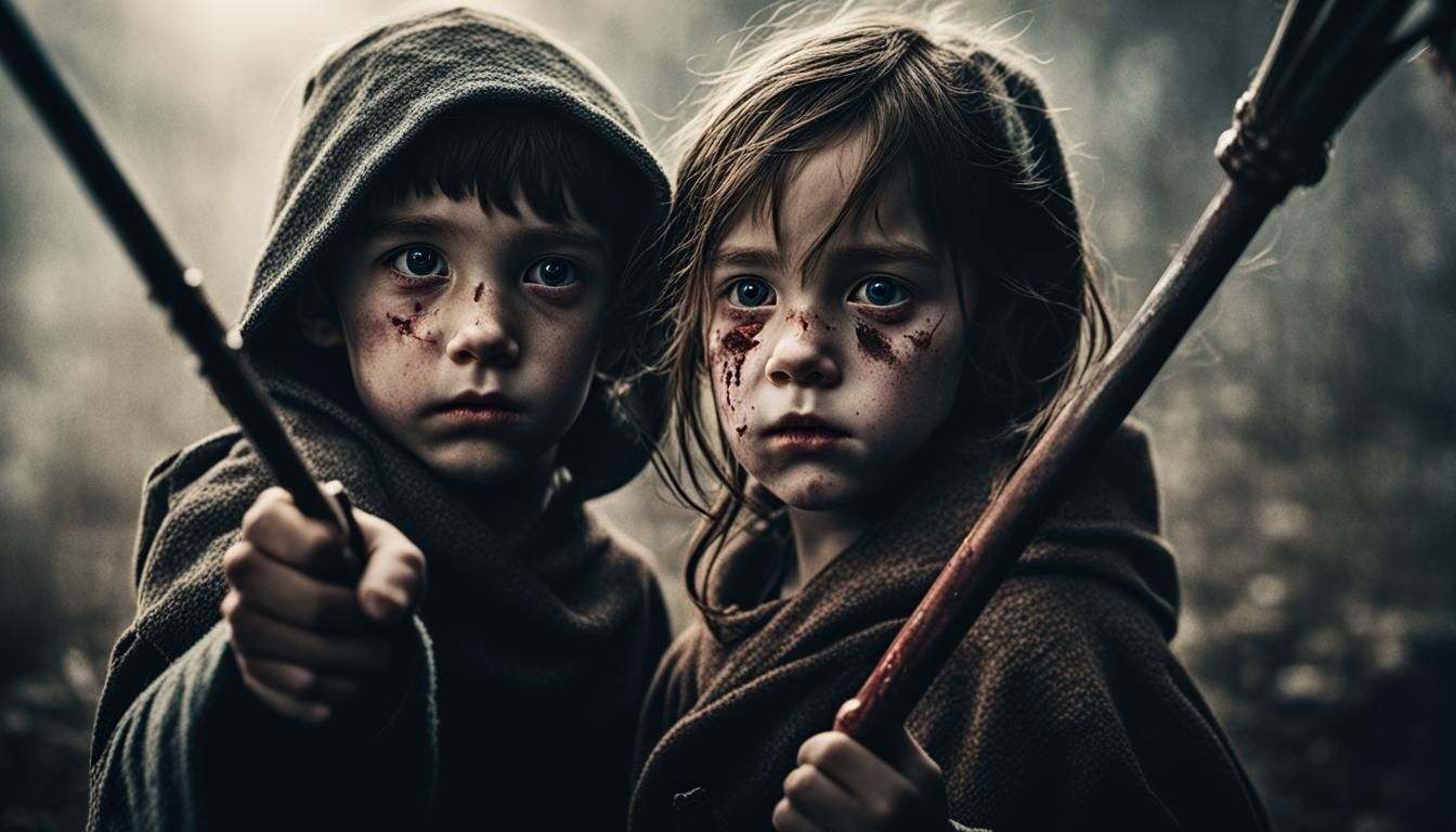 Wizard Siblings Defend Against Dark Demons