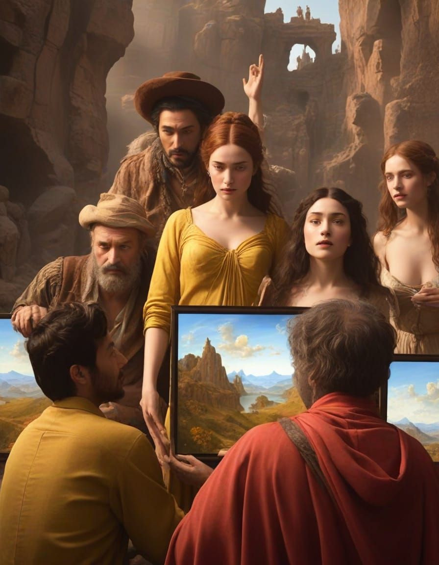 "I'd like to buy a painting" -> 'Ok Ma'am follow me...