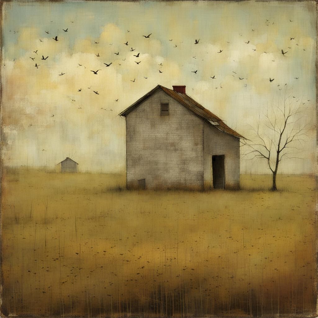 Vibrant Impasto Portrait