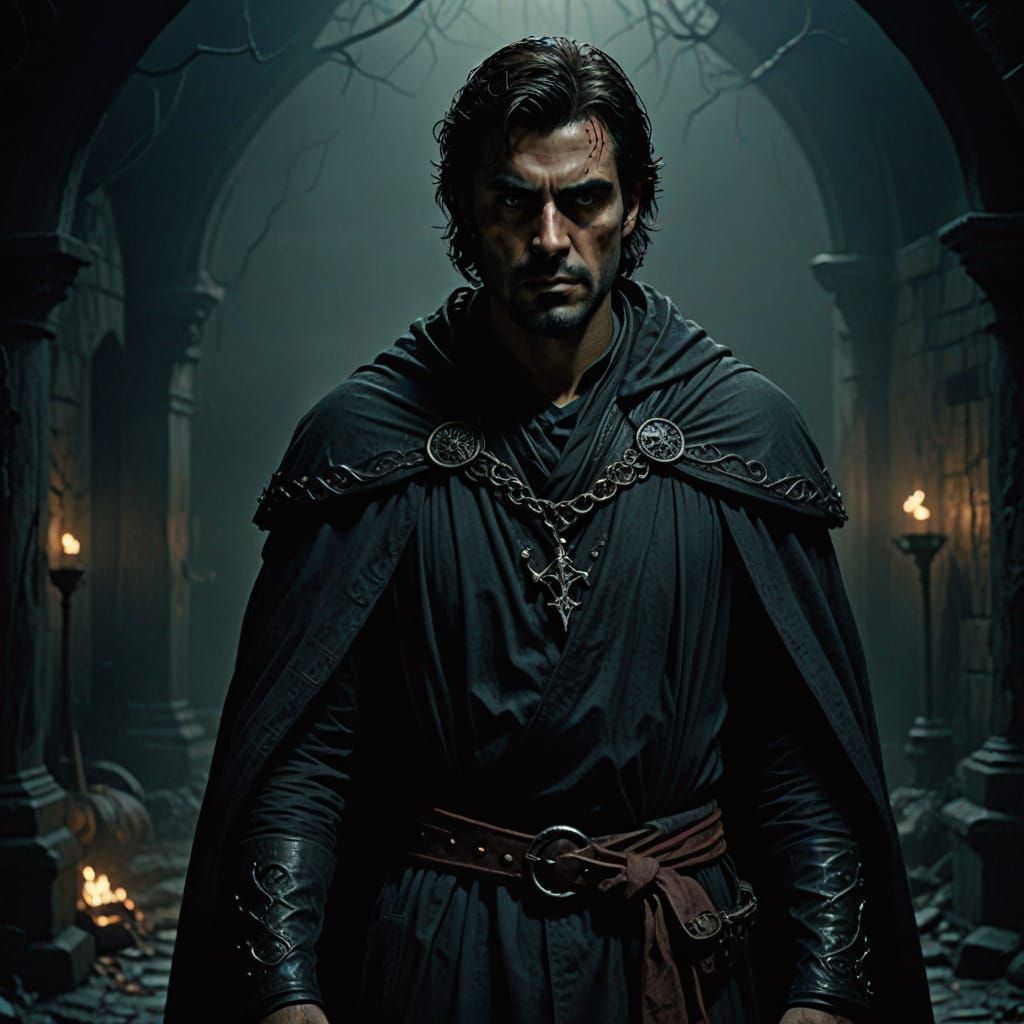 Tall Dark Hero Emerges from Shadows in Gothic Fantasy