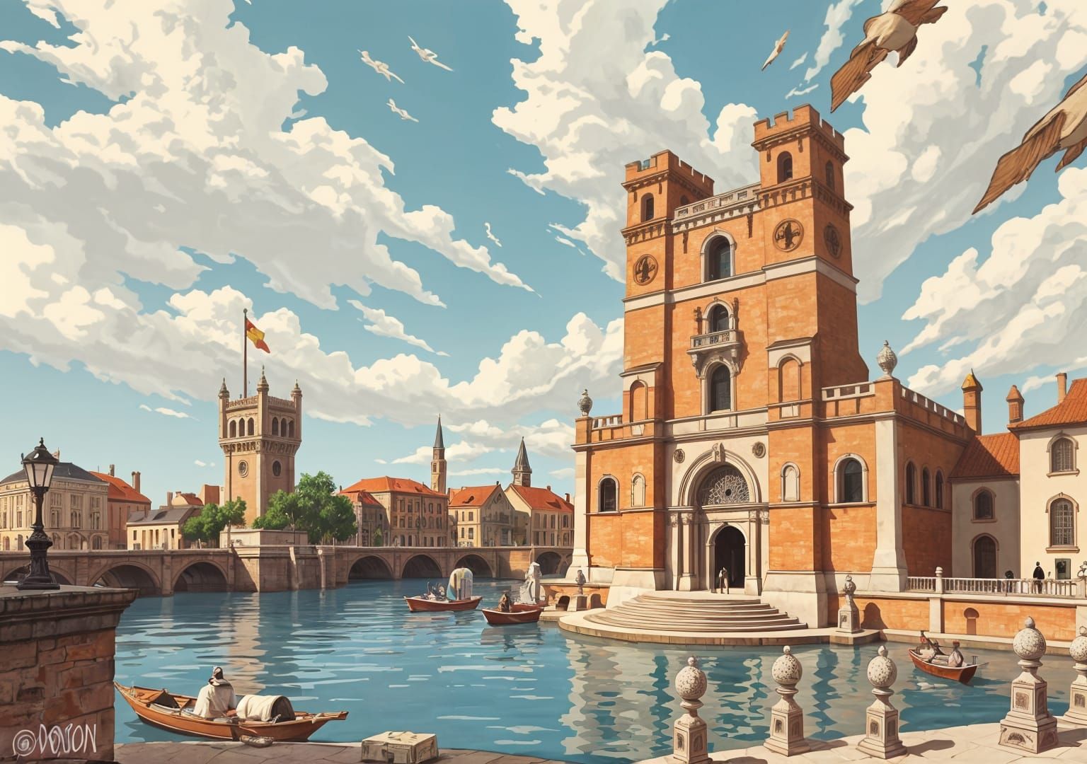 Arcadian Style AI Image Generation