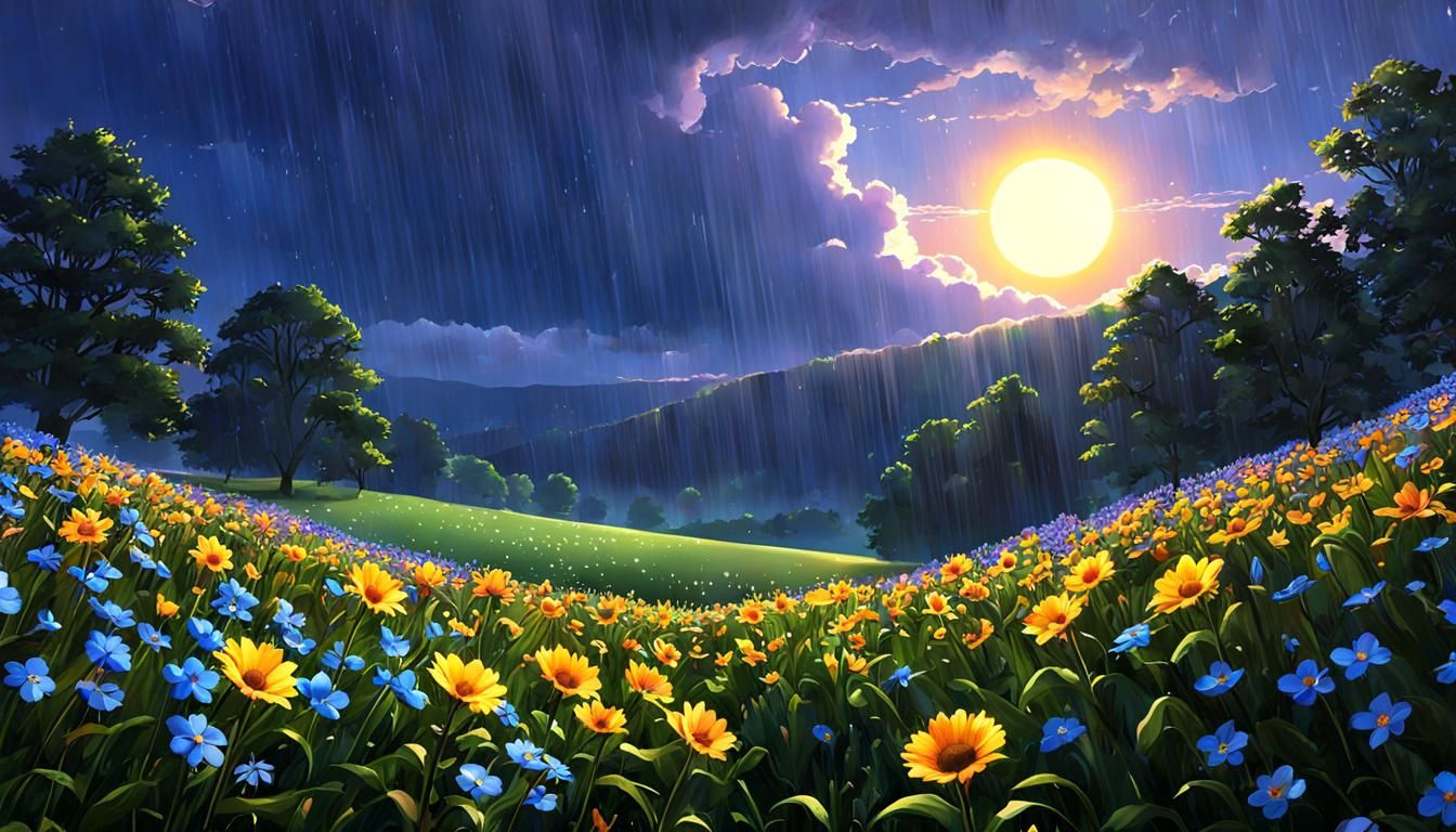 Joyful Transformation: A Day of Sunshine and Flowers