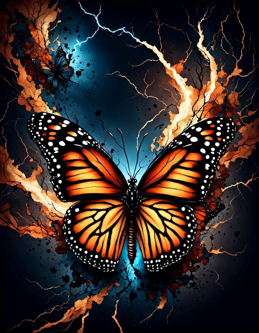 A beautiful Monarch Butterfly