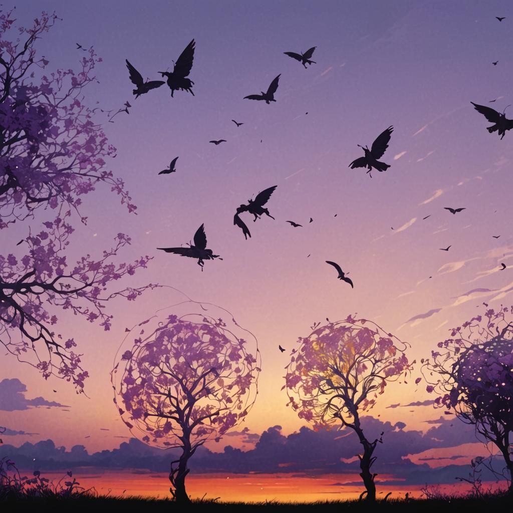 Dark Fantasy Artifact Surrounded by Twisted Flowers