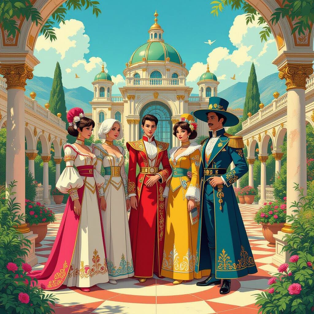 Ornate Utopians in Italianate Architecture