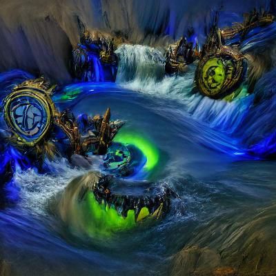 Abstract Energy Vortex: A Maelstrom of Light