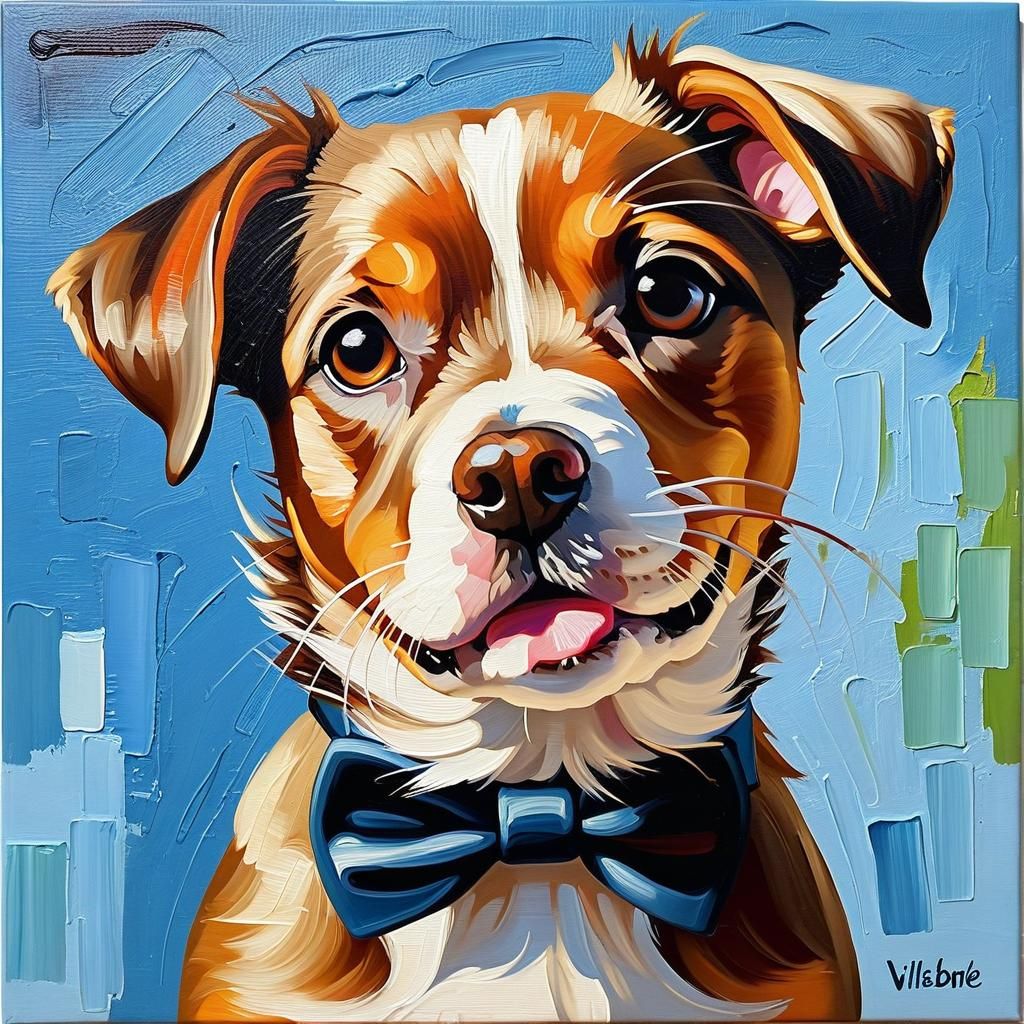 Naive Art Painting with Small Brushstrokes