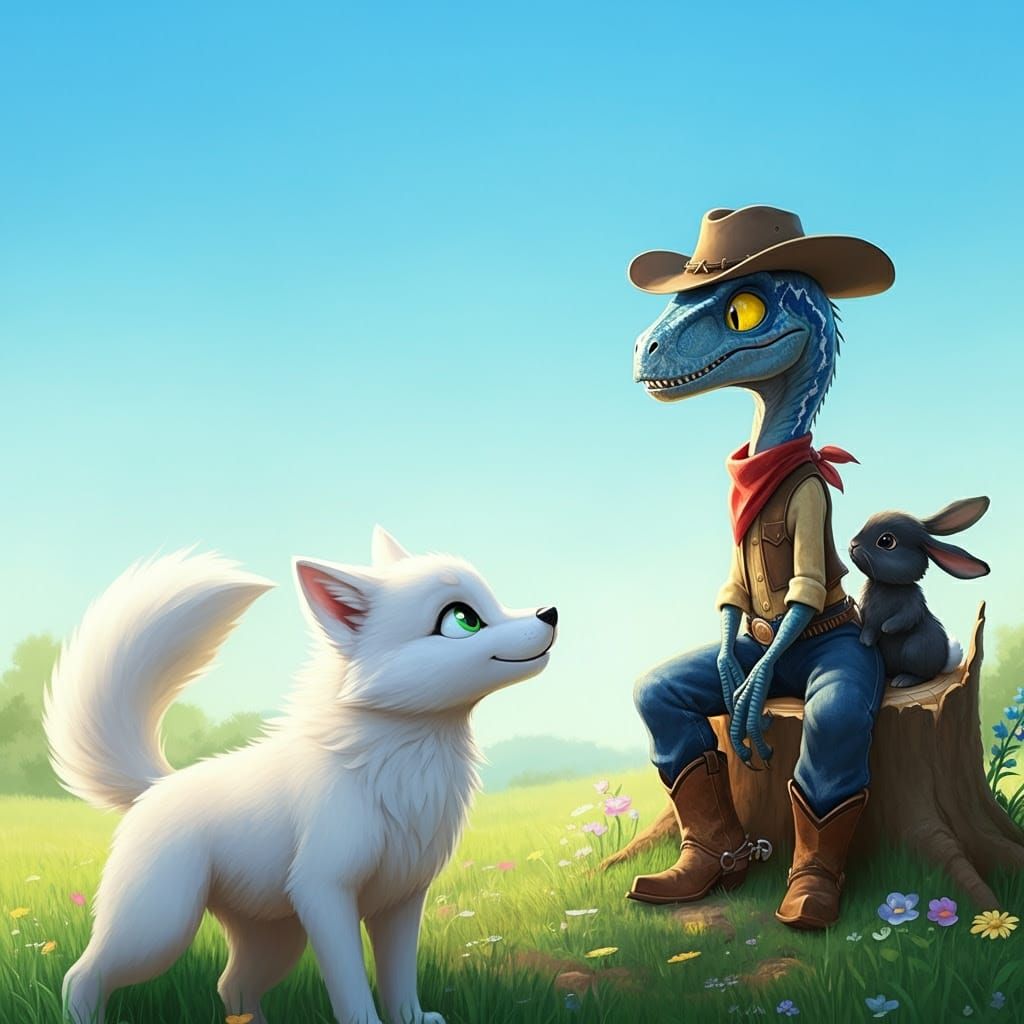 Wolfie, Moon and Raptor Ranger