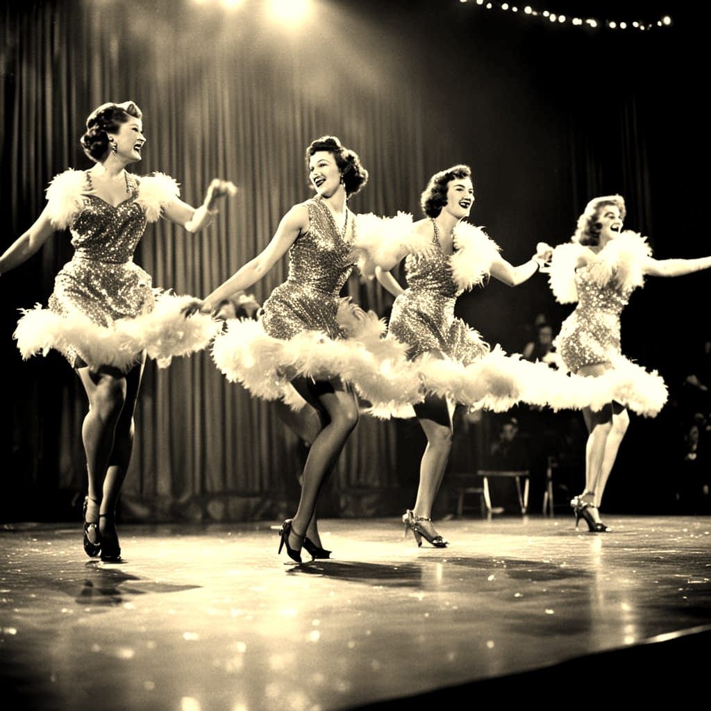 Vintage Showgirls from the 1950s