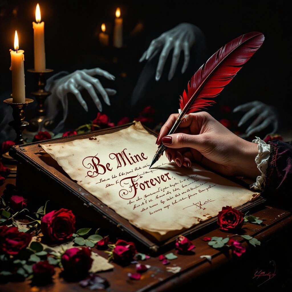 Mysterious Love Letter Written by Ghostly Hands