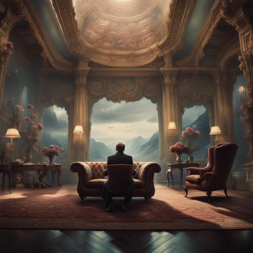 Dramatic Therapy Session in Digital Matte Painting