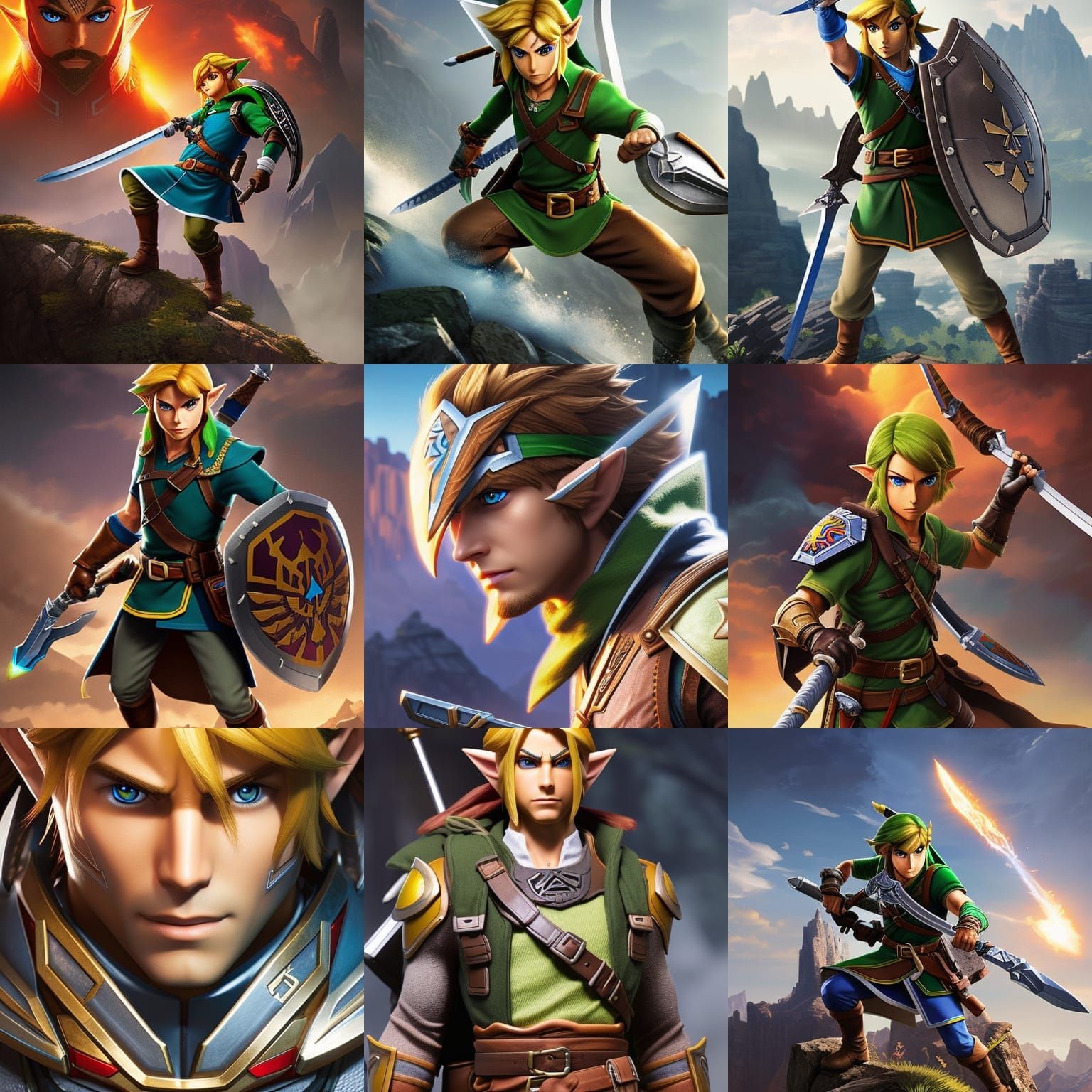 Link as Apex Legends Character Portrait