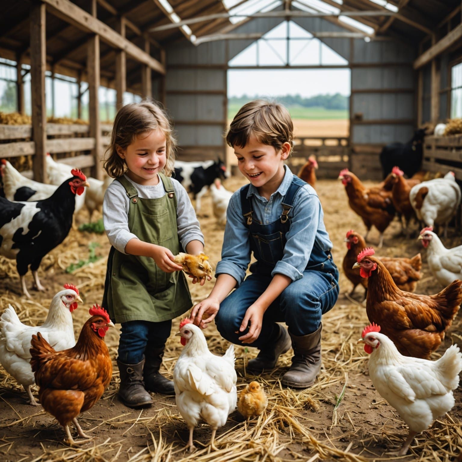 Children's Joyful Vision of a Thriving Farm