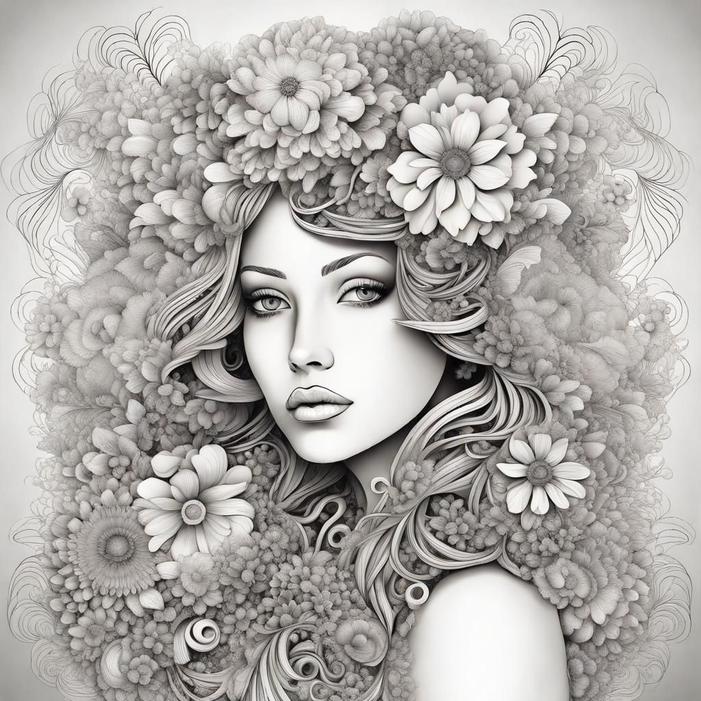 Made From Flowers Woman