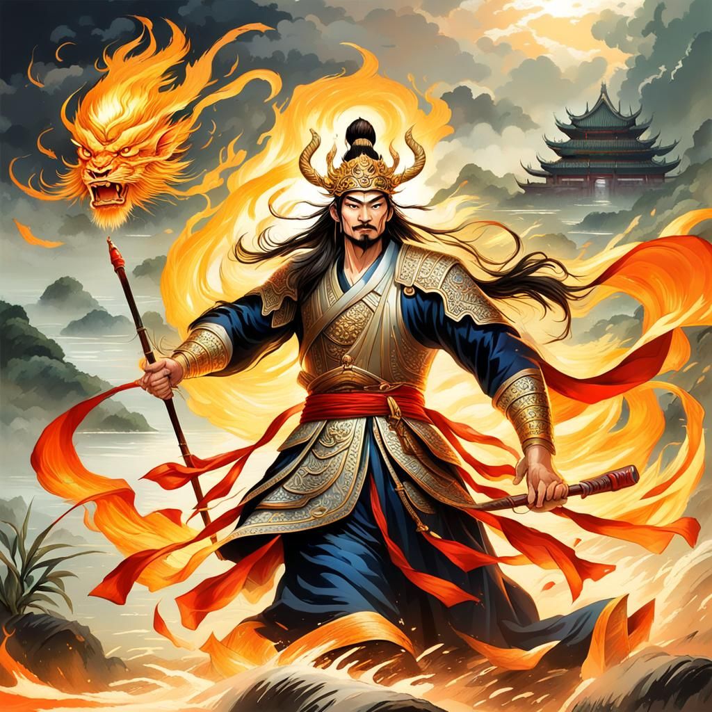 Thánh Gióng: Vietnamese Folk Hero on Iron Horse