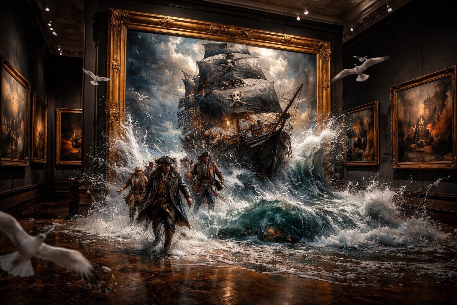 Pirates in the museum