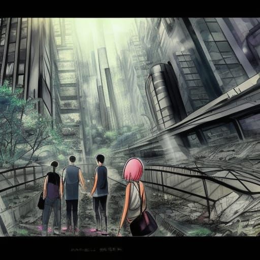 Post-Apocalyptic New York: Graphic Novel Art