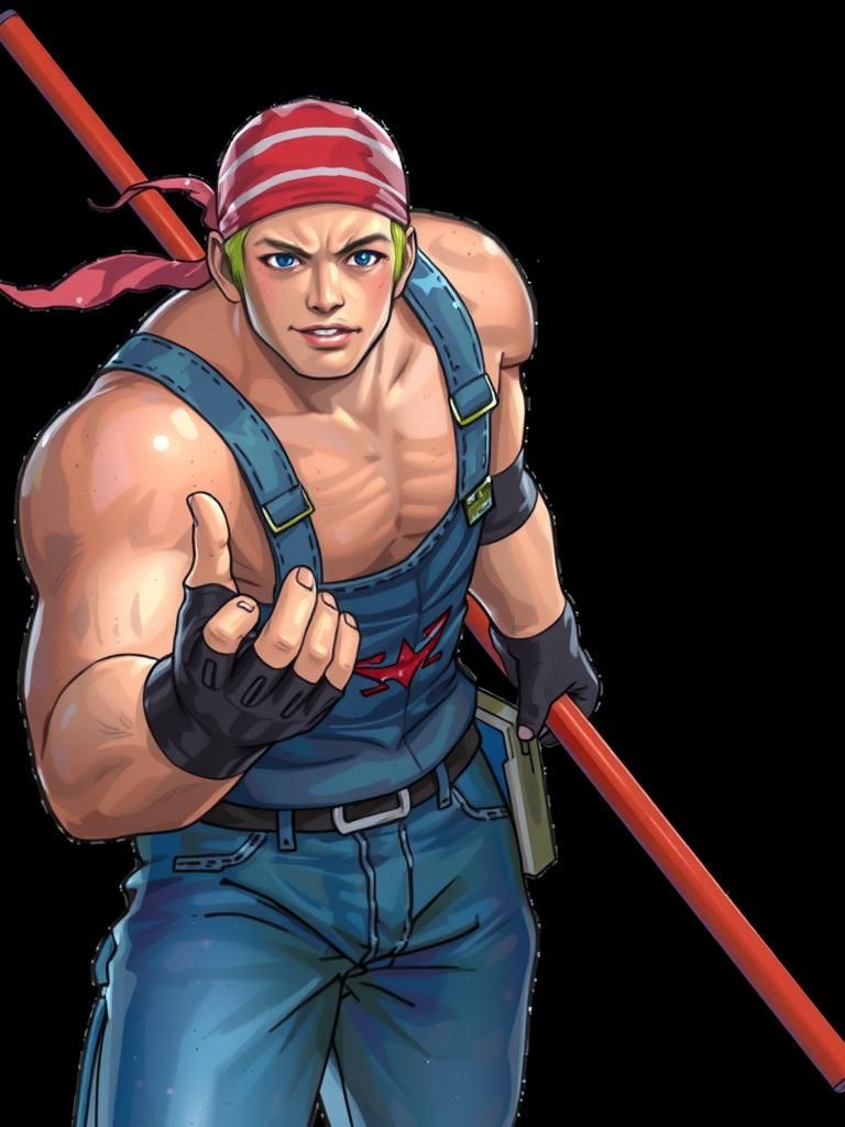 Billy Kane Anime Portrait in Shinkiro Style