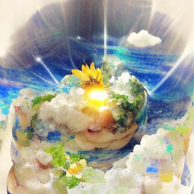 Gaia in Divine Sunshine Beams