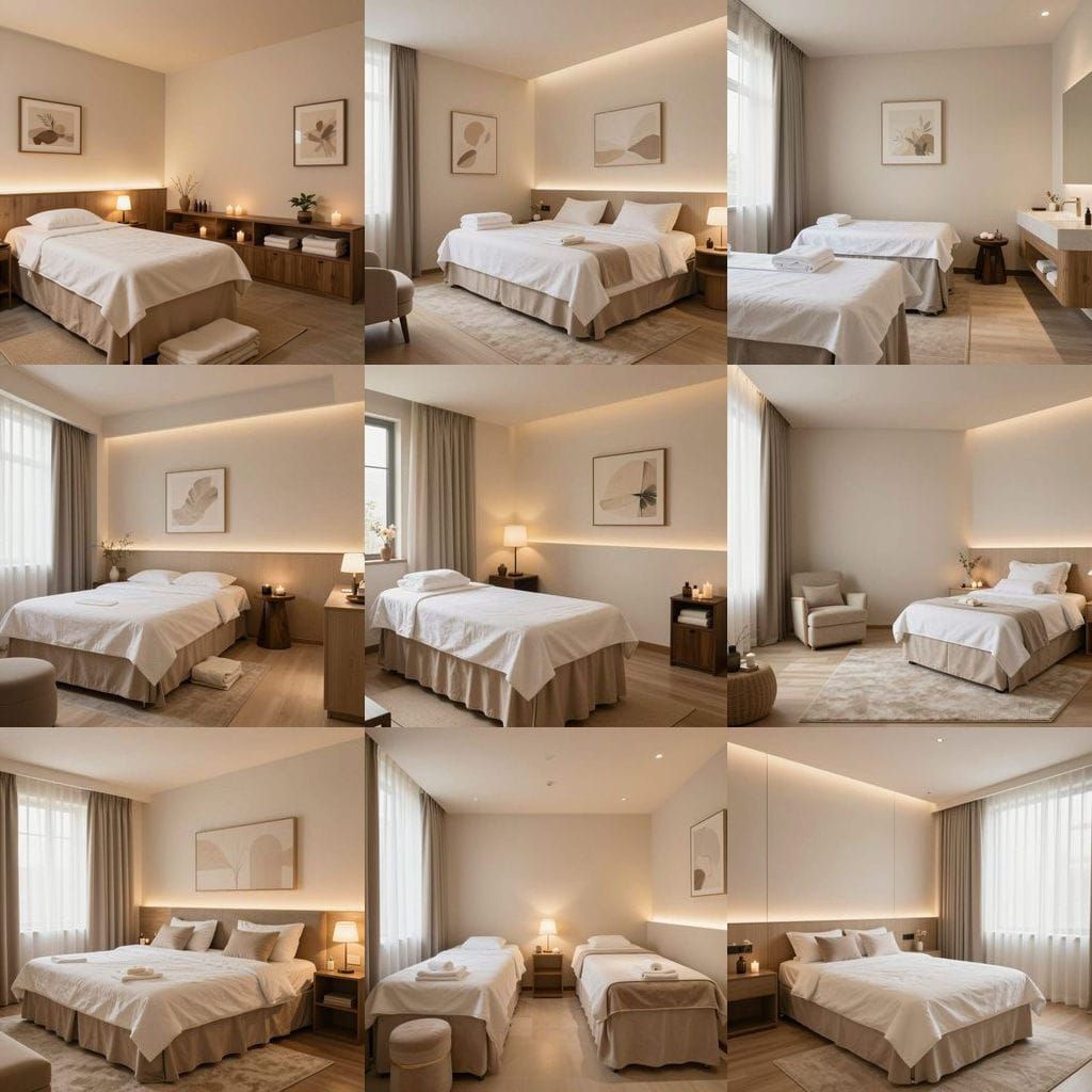 Tranquil Home Spa Design with Master Bedroom Comfort