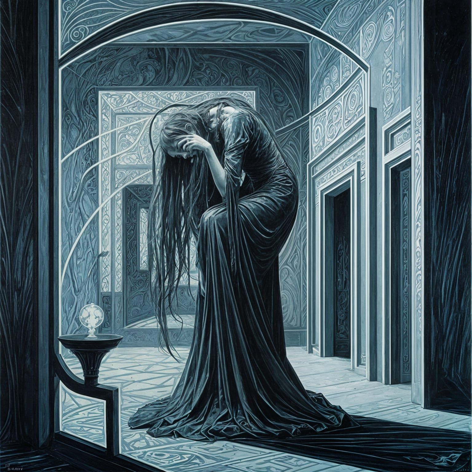 The dark crush of grief - no. 2