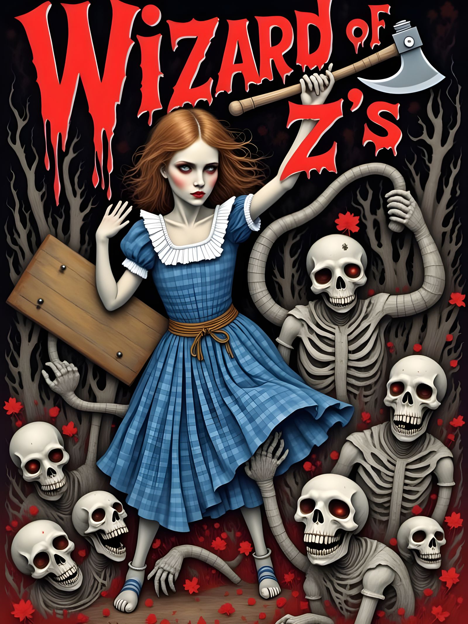 Surreal Horror Fantasy Art of Wizard of Z's