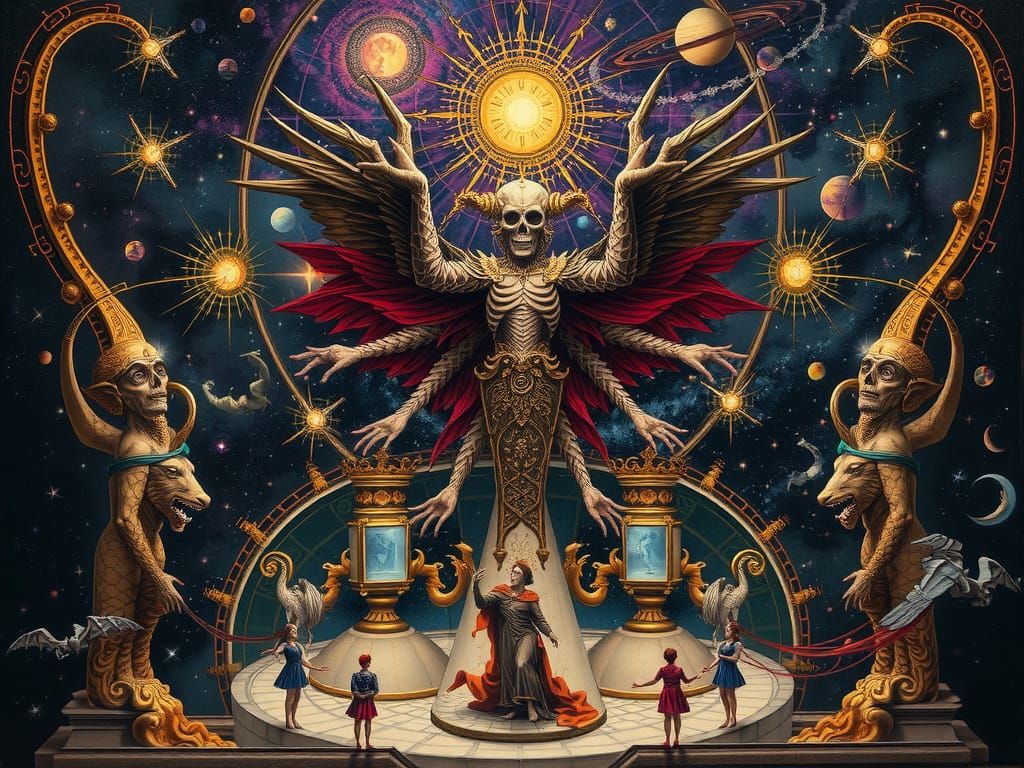 Gnostic Surrealism: Aeons and Archons Fantasy Art