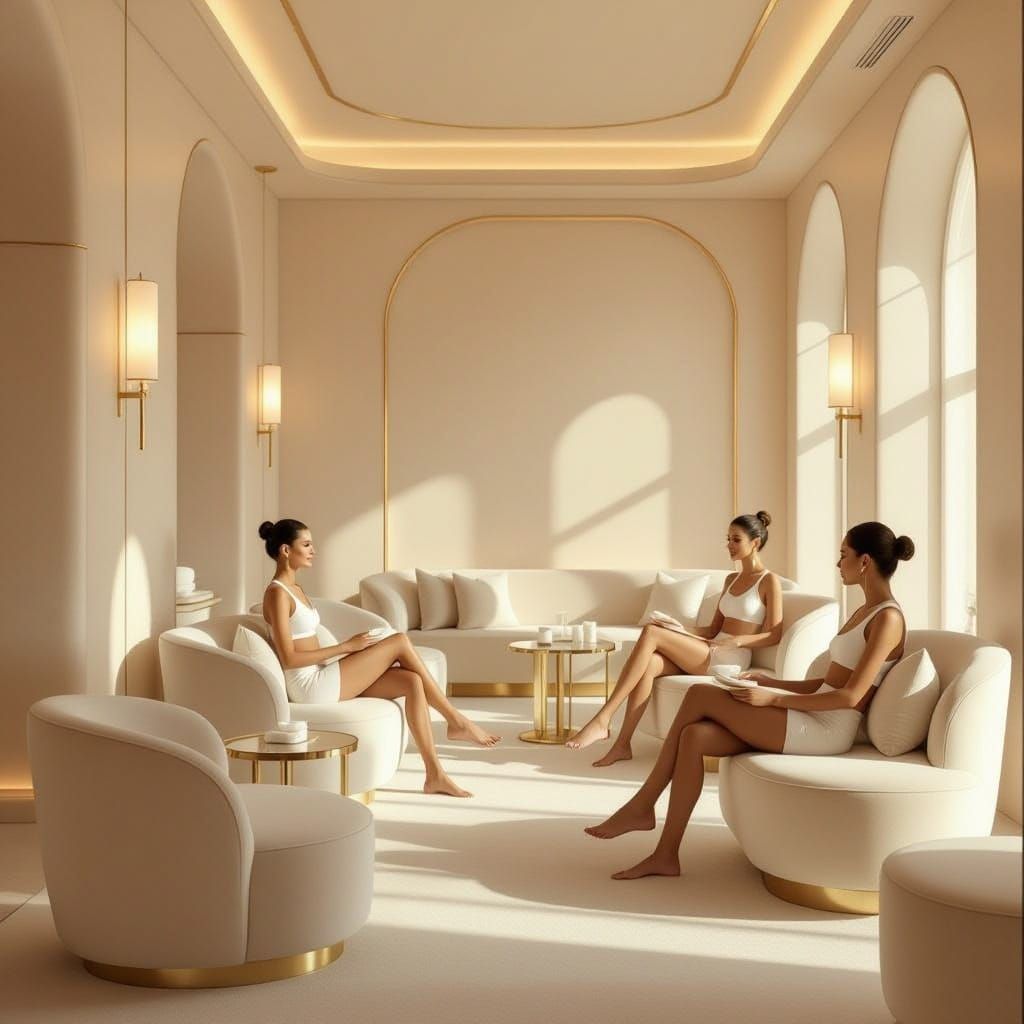 Elegant Chanel Wellness Club Interior