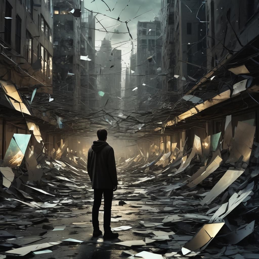 a breakdown of trust in digital information, the proliferation of misinformation, and significant economic and social di...