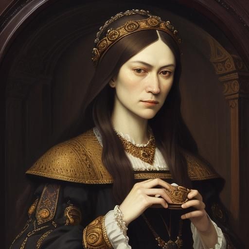 Renaissance Portrait in the Style of Old Masters