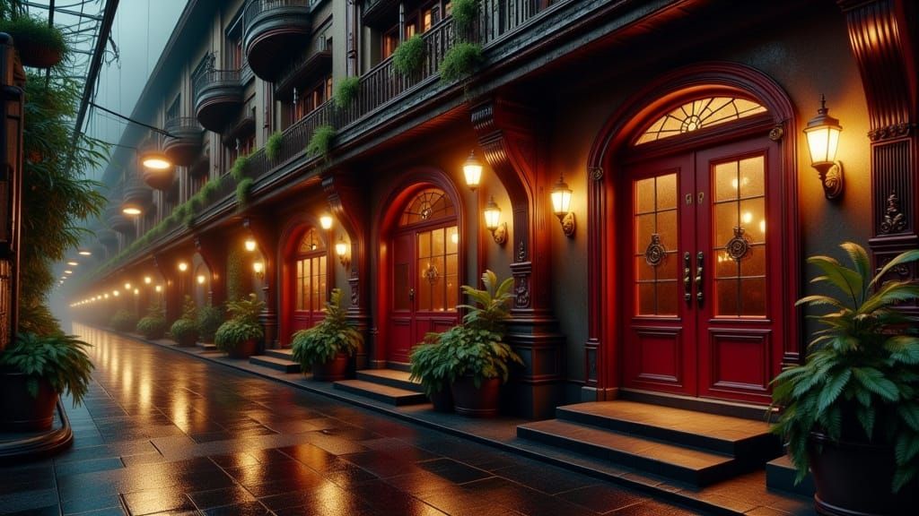 1930s Art Deco Hong Kong Hotel Street View