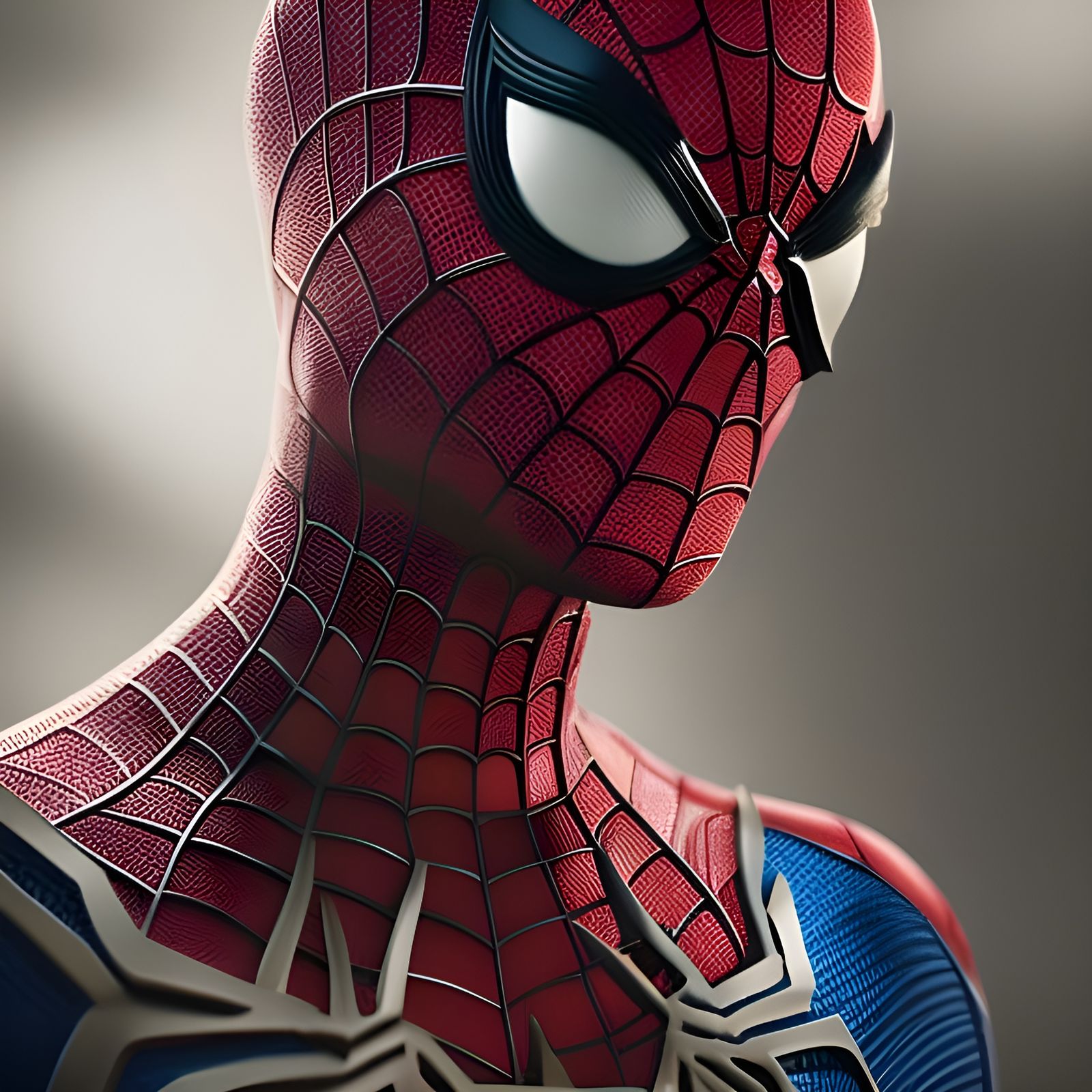 Photorealistic Spider-Man Portrait in CGI VFX Style