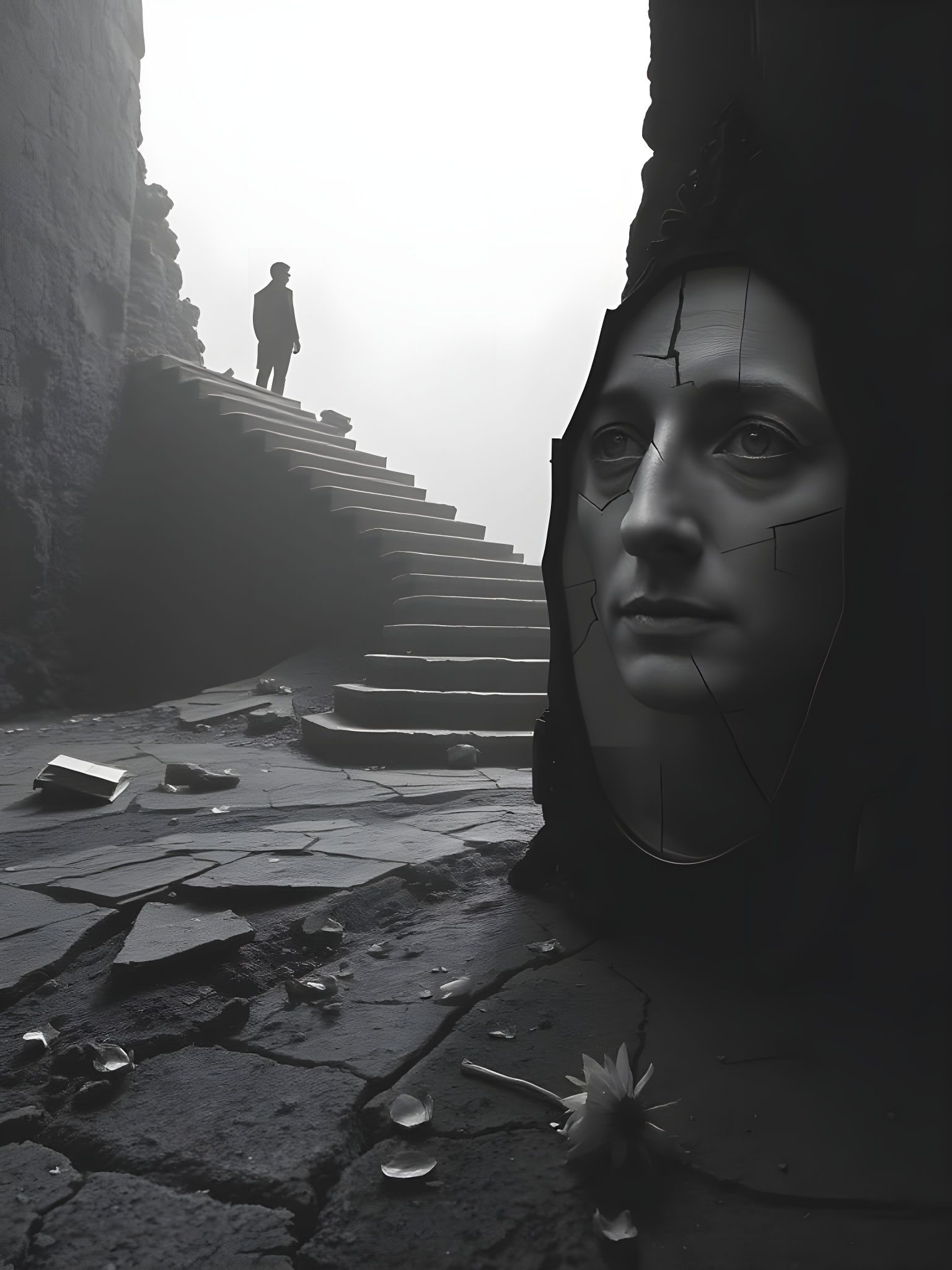 Surreal Landscape of the Fragmented Soul in a World of Noise