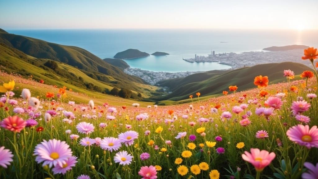 Awaji Hanasajiki Floral Park in Hyogo, Japan