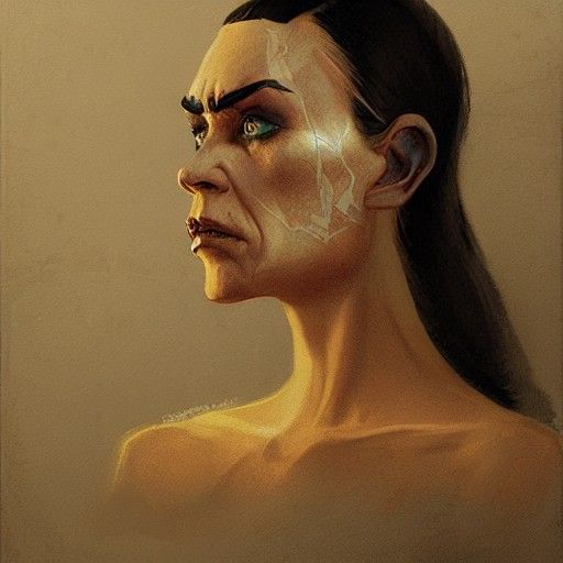 Star Trek Vulcan Woman: Sinister Portrait