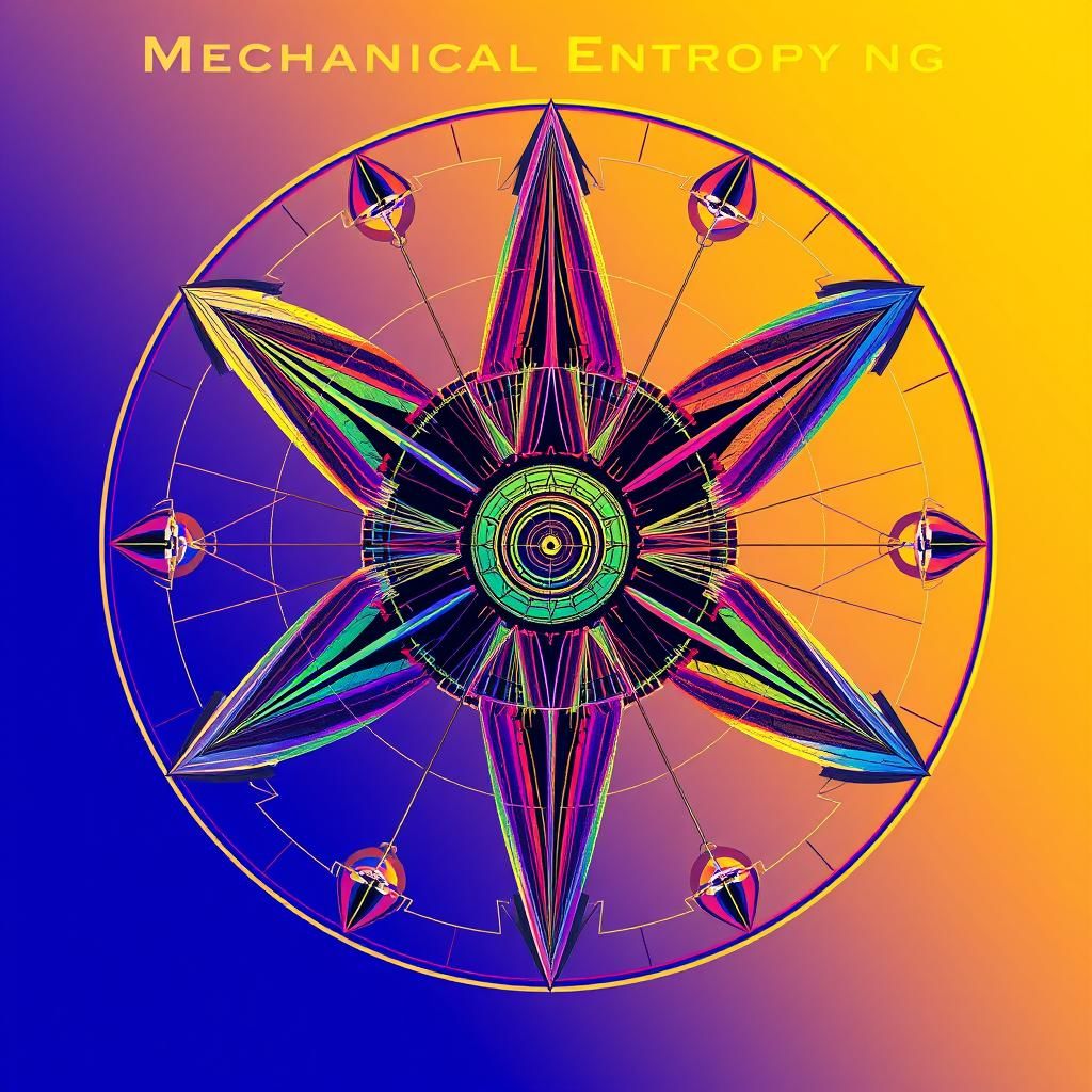 Mechanical Entropy Album Cover: Bauhaus Pop Art
