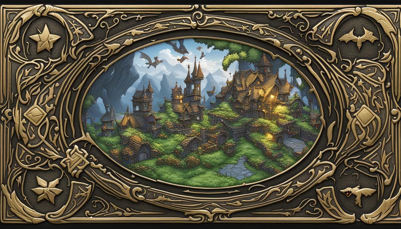 Fantasy Coin with Color Insert