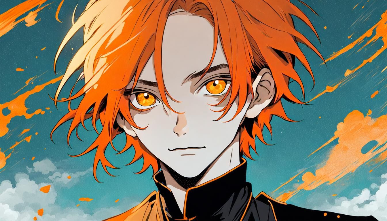 AI Image of Boy with Orange Hair