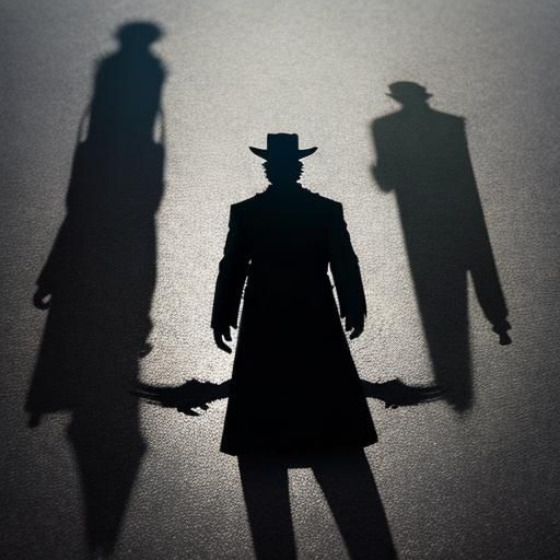 Abstract Shadow Art Generated by AI