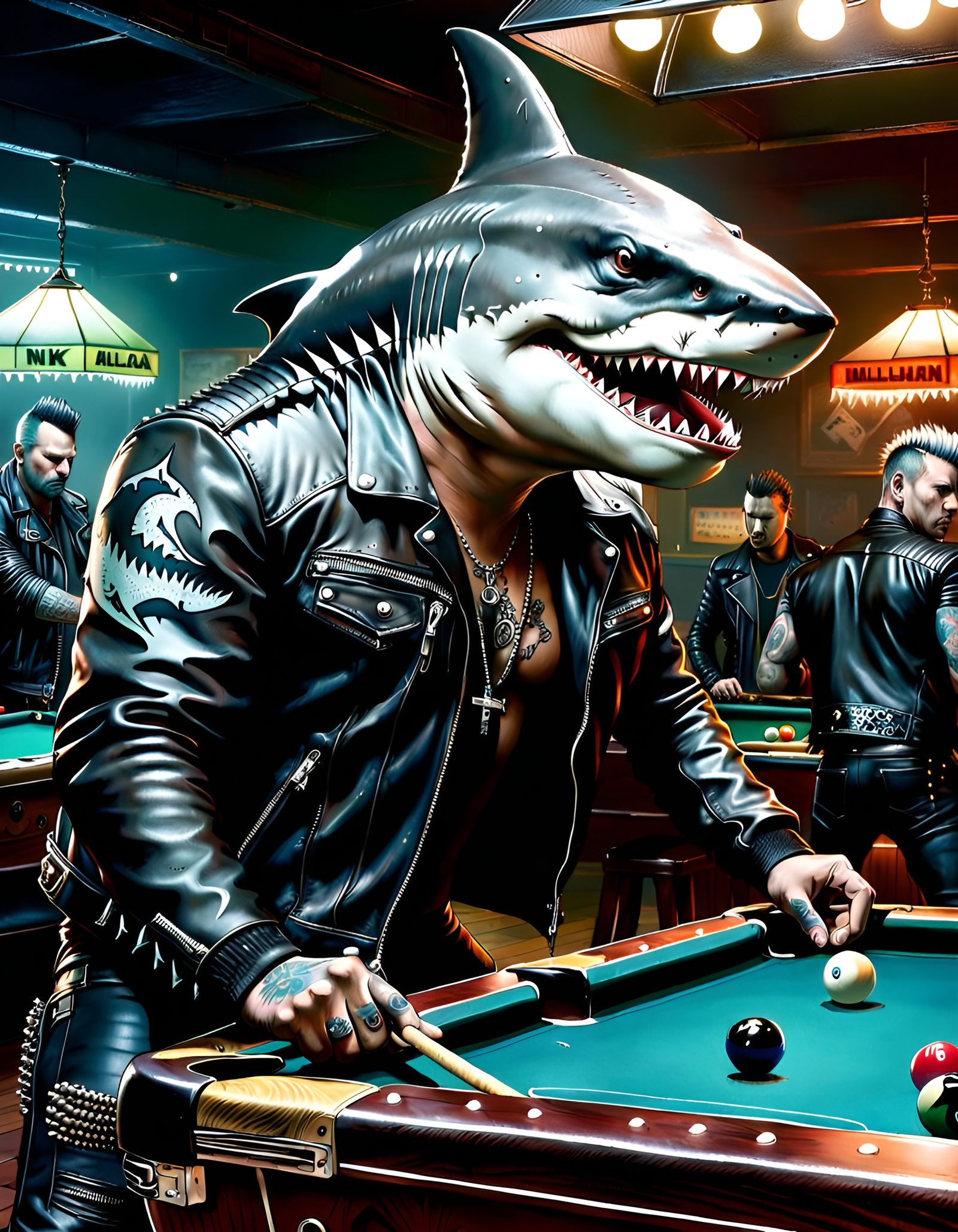 Pool Shark - pun intended!  LOL