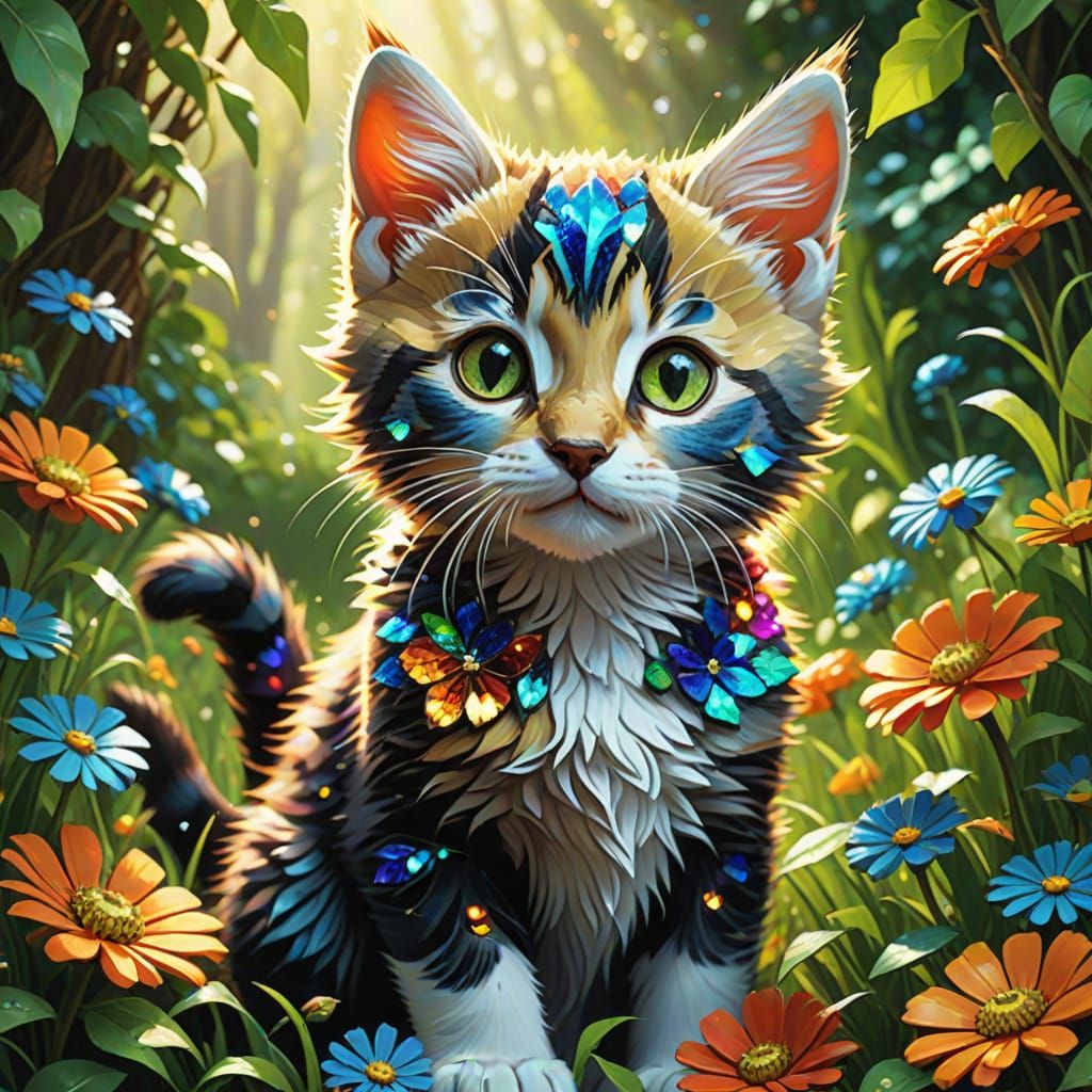 Flower Kitten