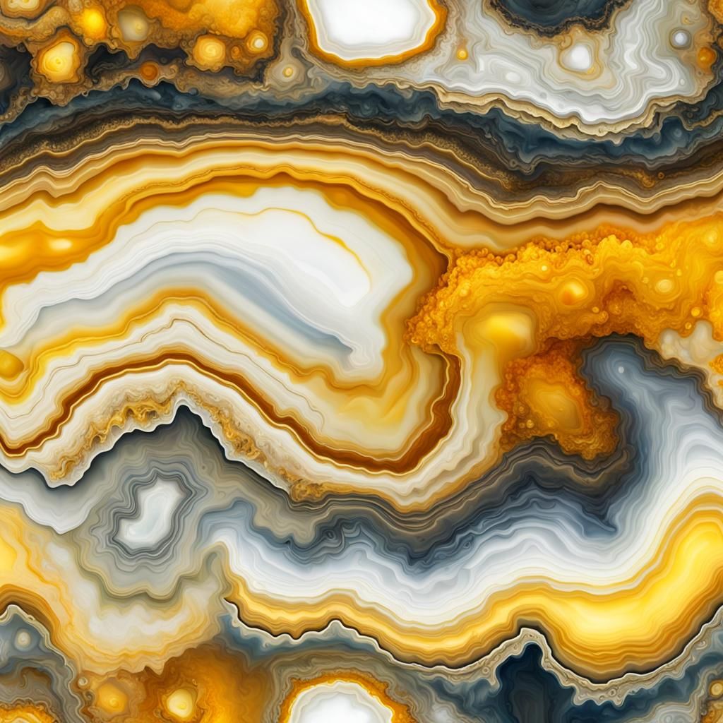 Abstract Agate Background in Digital Matte Painting Style