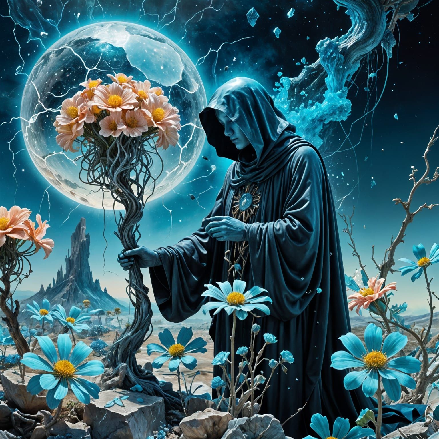 Celestial Garden on a Shattered Planet: Dreamlike Sci-Fi